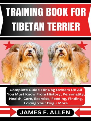 cover image of TRAINING BOOK FOR TIBETAN TERRIER